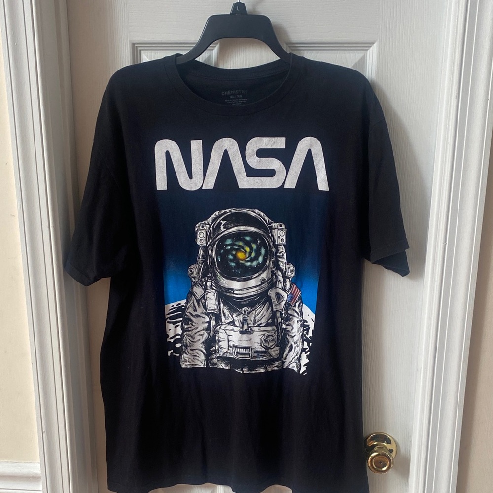 Chemistry Black Crew Neck T-Shirt